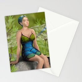 Dragonfly Fairy Stationery Cards