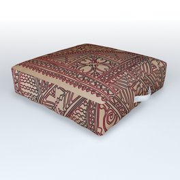Trip to Morocco Outdoor Floor Cushion | Moroccan, Abstract, Pattern, Henna, Mehndi, Graphic Design, Illustration, Graphicdesign, Symbolic, Mystic 