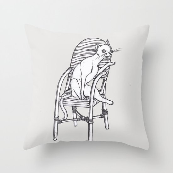 cat Throw Pillow