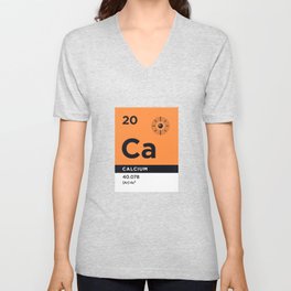 Periodic Element B - 20 Calcium Ca Unisex V-Neck