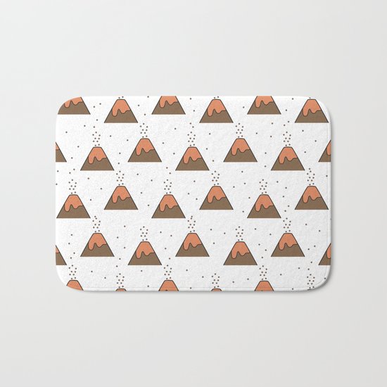 Volcano Pattern #1 Bath Mat