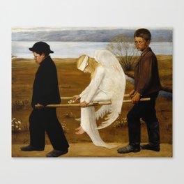 The Wounded Angel, 1903 by Hugo Simberg Canvas Print