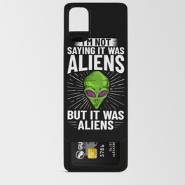 Extraterrestrial Life Alien Funny UFO Android Card Case