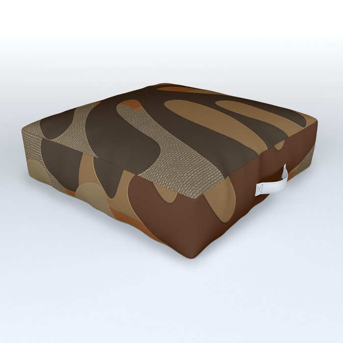 Woodland Camo Outdoor Floor Cushion