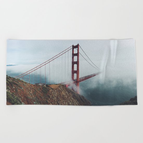 California Bridge photo Beach Towel