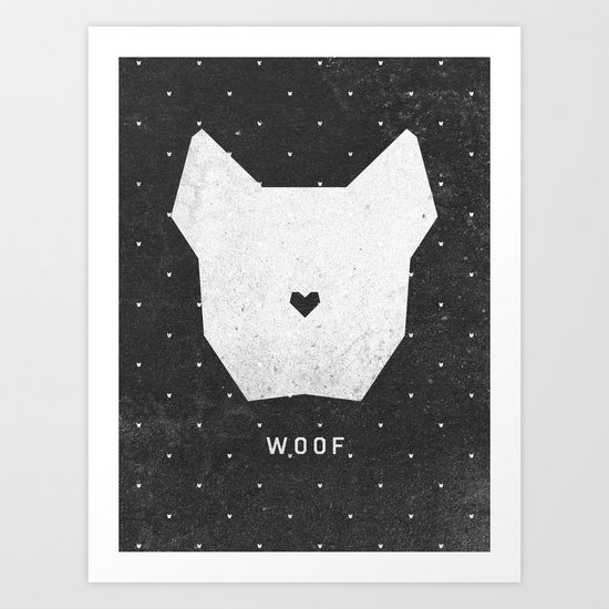 WOOF Art Print