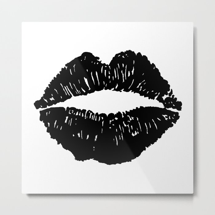Black Lips Metal Print