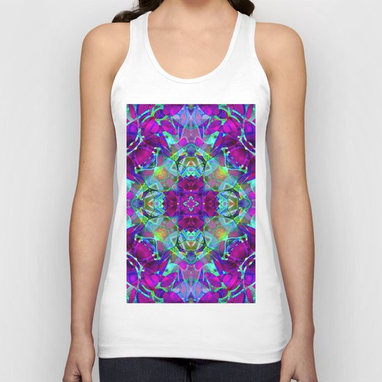 kaleidoscope Crystal Abstract G16 Unisex Tank Top