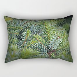 Green christmas tree Rectangular Pillow