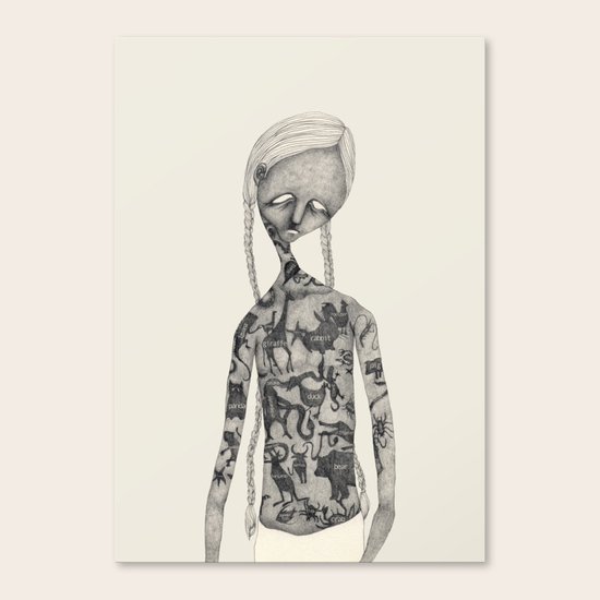 Animal man Canvas Print