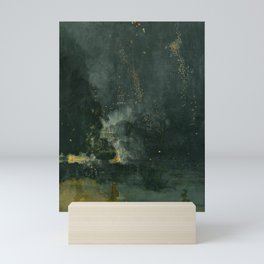 Nocturne In Black And Gold The Falling Rocket By James Mcneill Whistler Mini Art Print