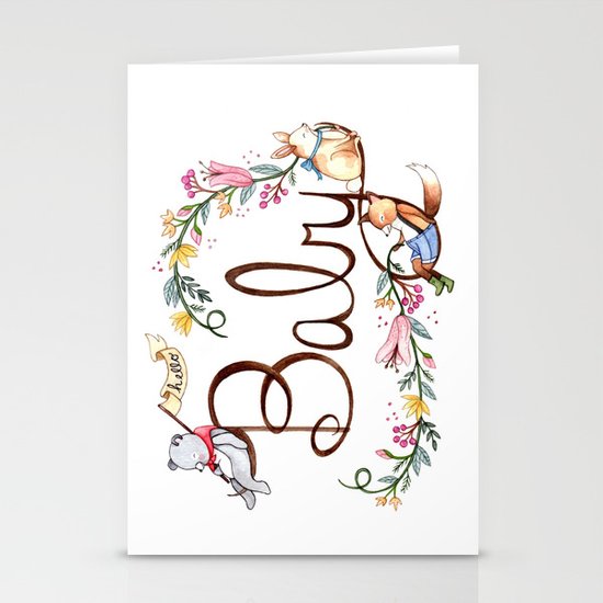 Hello Baby Stationery Cards