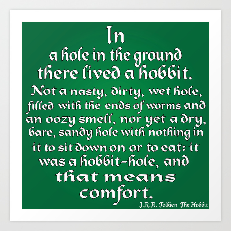 Literature Wall Art Print Home Art JRR Tolkien Quote Literature Quote Living Room Wall Art Inspirational Quote Book Quote