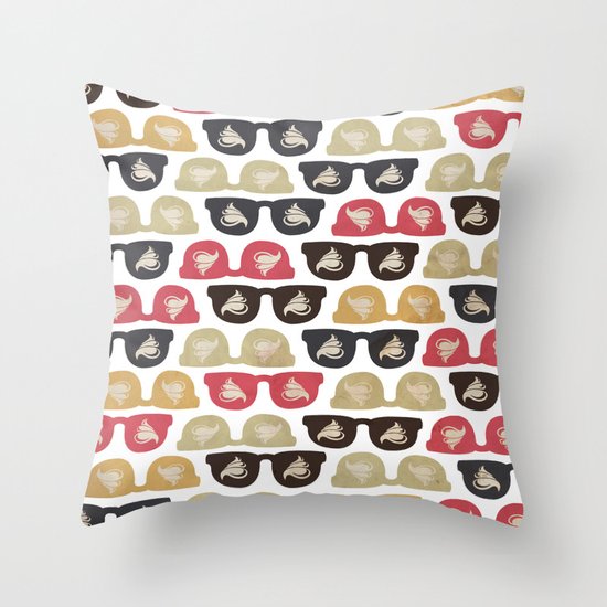 HipsterSummer Throw Pillow