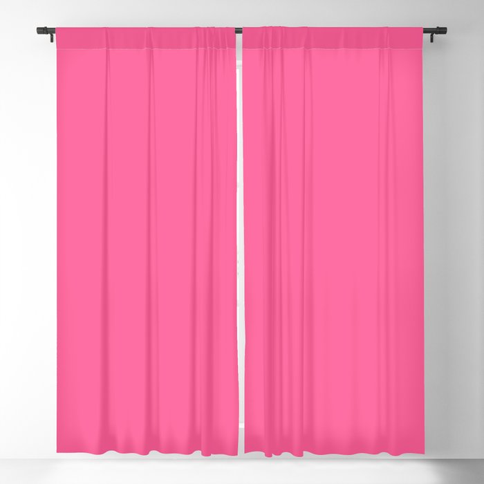 Celosia Pink Blackout Curtain