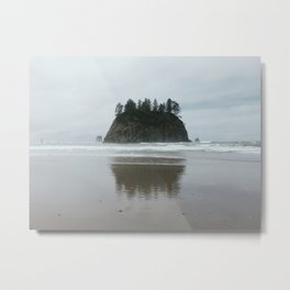 Coastal Island, 2nd Beach, Olympic National Park, La Push, Washington Metal Print | Landscape, Nature, Photo 