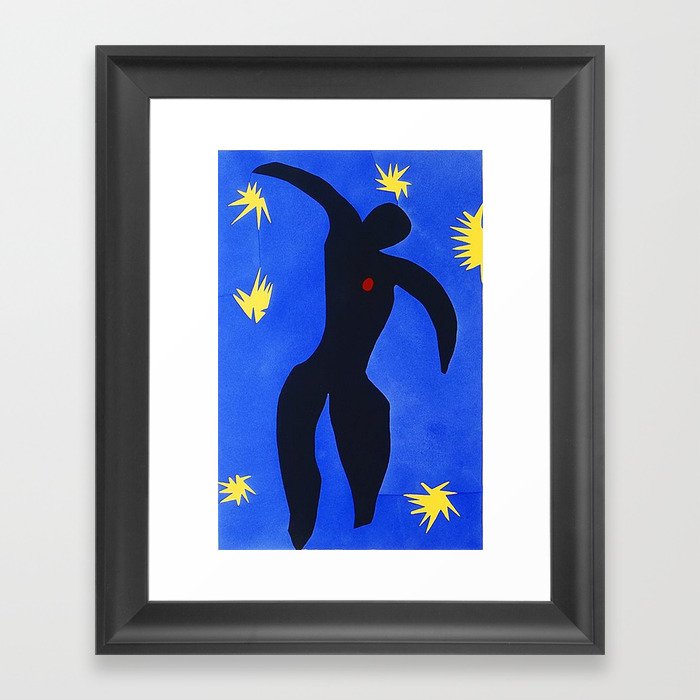Icarus (Icare) by Henri Matisse Framed Art Print