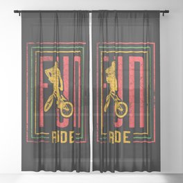 MTB Mountainbike Sheer Curtain