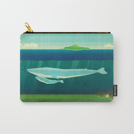 Blue Whale Carry-All Pouch