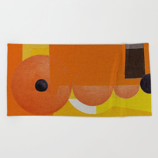 Steam Locomotive Beach Towel