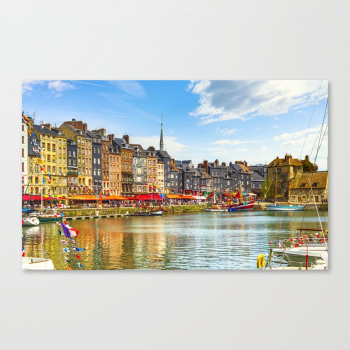 Port of Honfleur Canvas Print