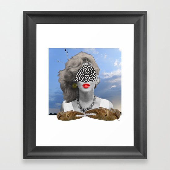 I had a dream, last night... Framed Art Print