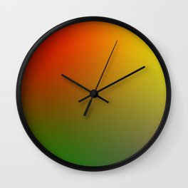 85 Rainbow Gradient Colour Palette 220506 Aura Ombre Valourine Digital Minimalist Art Wall Clock