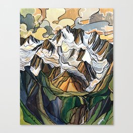 Earl Grey Pass :: Single Line Canvas Print