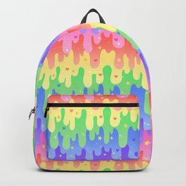 blue and black mcm backpack