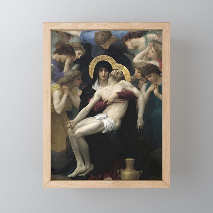 William-Adolphe Bouguereau - Pieta  Framed Mini Art Print