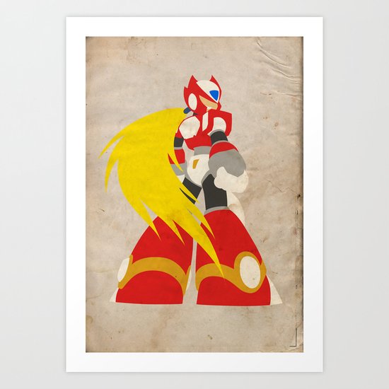 I'm a Maverick (Hunter) (Megaman Zero) Art Print