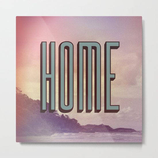 HOME Metal Print