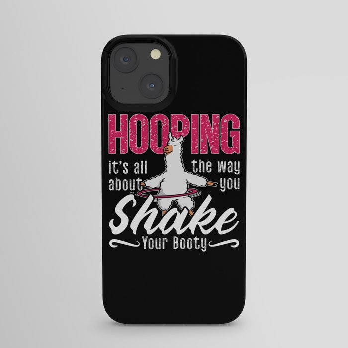 Hooping It's All About The Way Retro Hula Hoopers iPhone Case