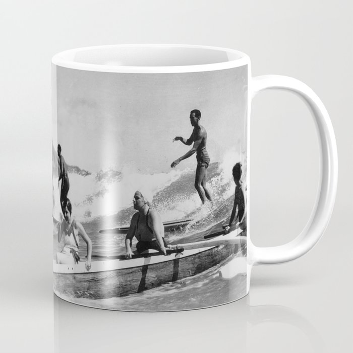 Vintage Surfing Hawaii Coffee Mug