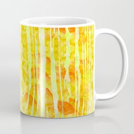 Yellow Wood Print Coffee Mug