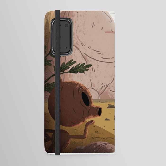 There's A Great Big World Out There! Android Wallet Case