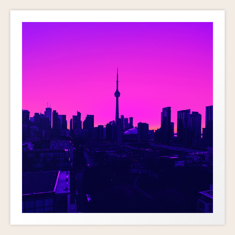 Vaporwave City Art Print By Rhnpredator Society6