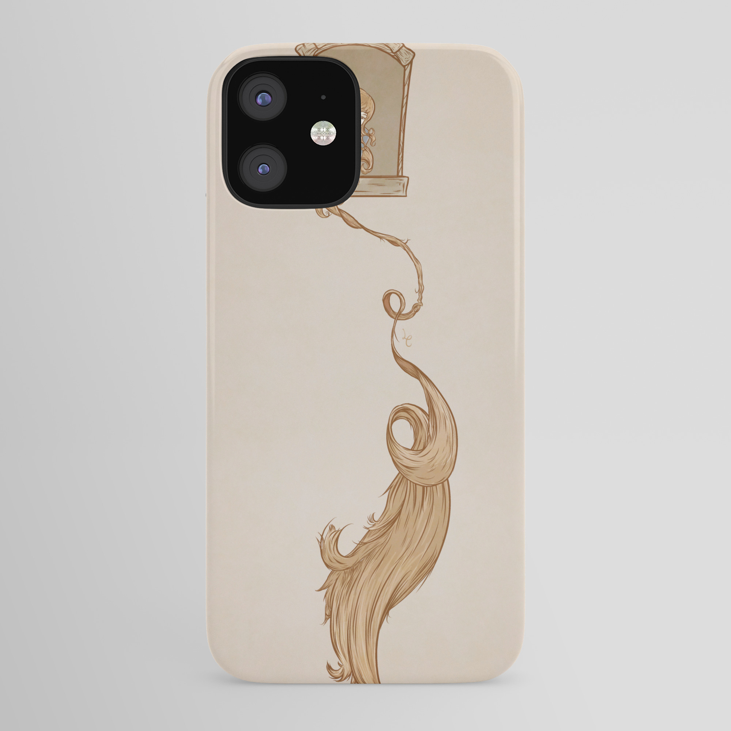 Rapunzel. iPhone Case by Liam Clark | Society6