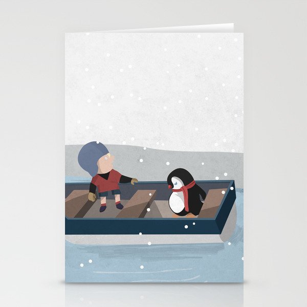 Reaching the South Pole Stationery Cards