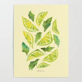 Key Lime Mojito Poster