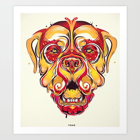 dog Art Print
