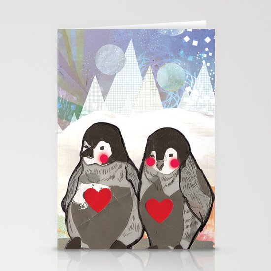Baby Penguins Stationery Cards