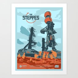 The Steppes - Cosmodrome Art Print
