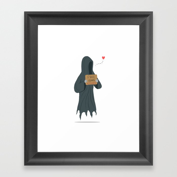 Dementor's Kiss Framed Art Print