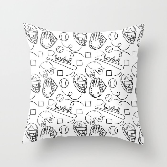 Baseball!!! Throw Pillow