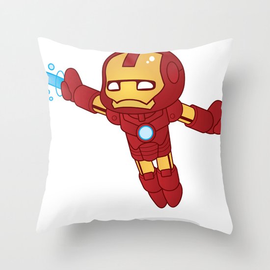 IRON MAN ROBOTIC Throw Pillow