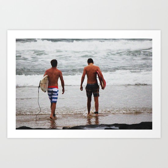 Surf Art Print