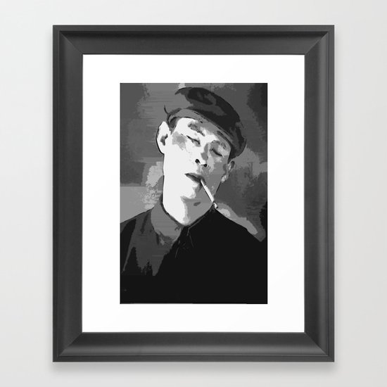 The Smoker Framed Art Print