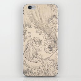 Wave by Katsushika Hokusai iPhone Skin