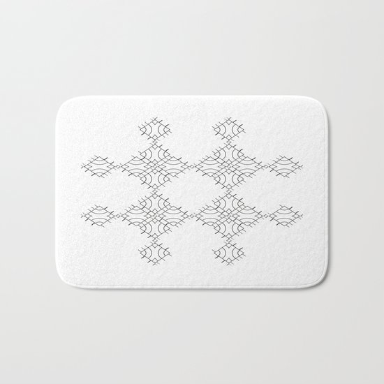 electronic shapes Bath Mat